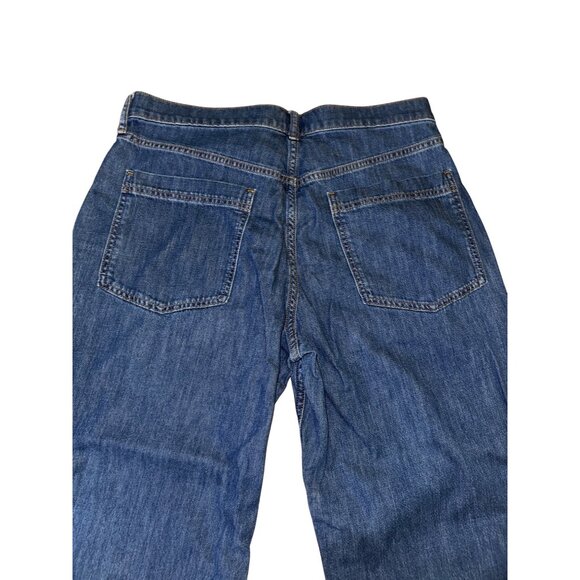 J.Crew Wide-Leg Denim Jeans Size 30 Blue Classic Preppy Pants Casual Dressy Y2K - Picture 8 of 9